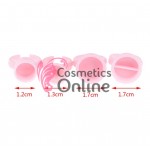 Inele pentru Adezivul de Gene sau Microblading 1 compartiment, ISGR03 - Pink, 3 bucati